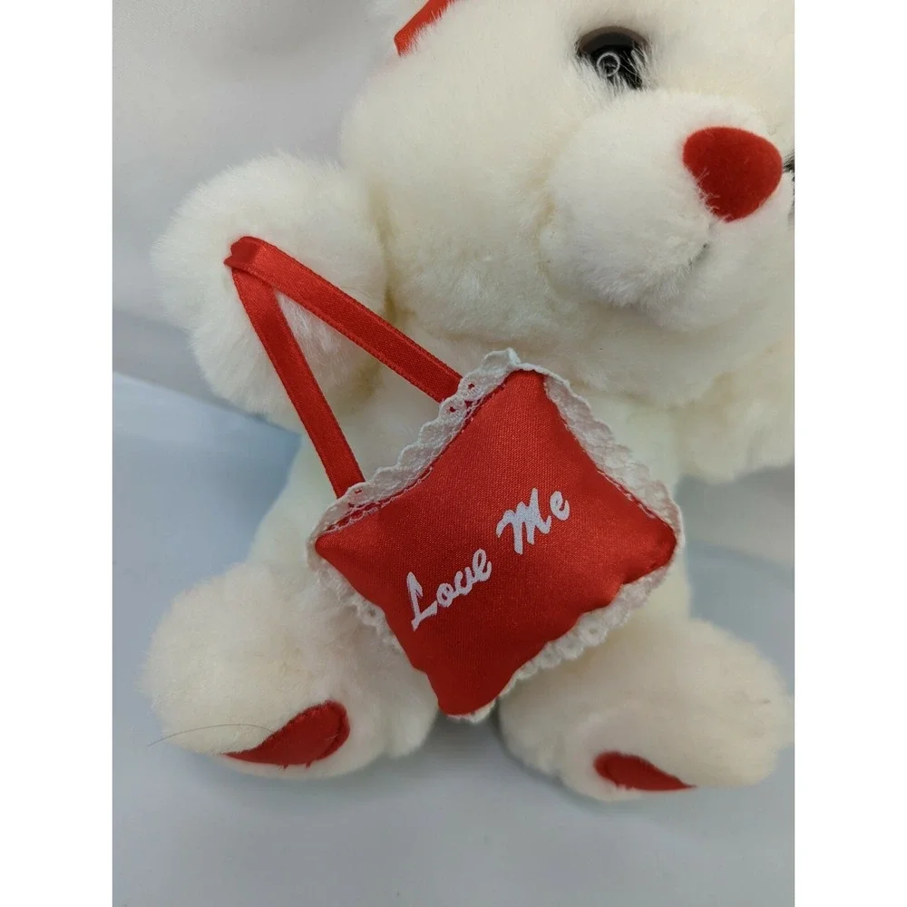 Fairview White Bear Plush 8 Inch Love Me Pillow Stuffed Animal Toy‎